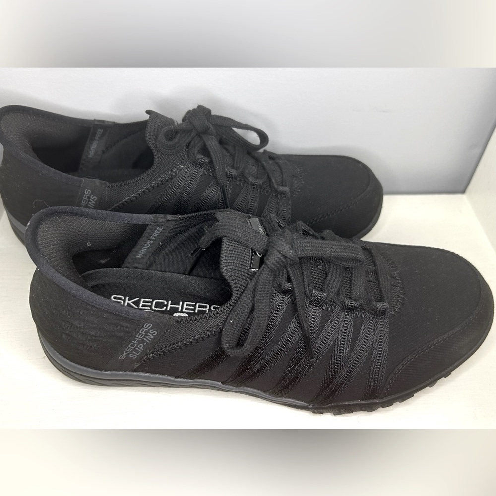 Sketchers Slip-ins Black Excellent Condition
